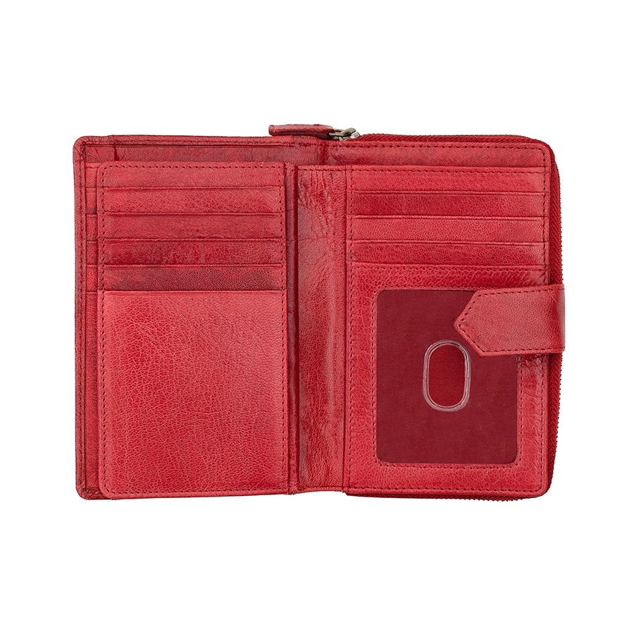 Bifold Leather Purse For Women Arizona