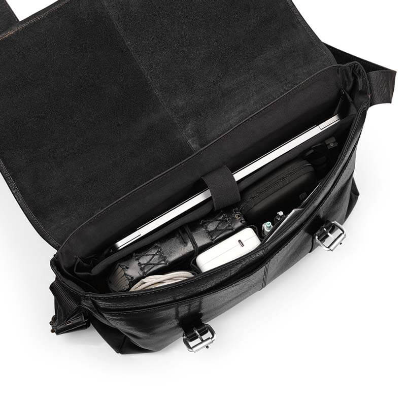 Leather Satchel Briefcase Bridge