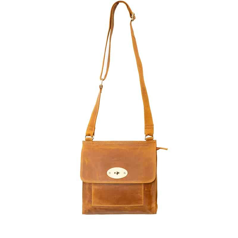 Women’s Leather Crossbody Bag – Columbia