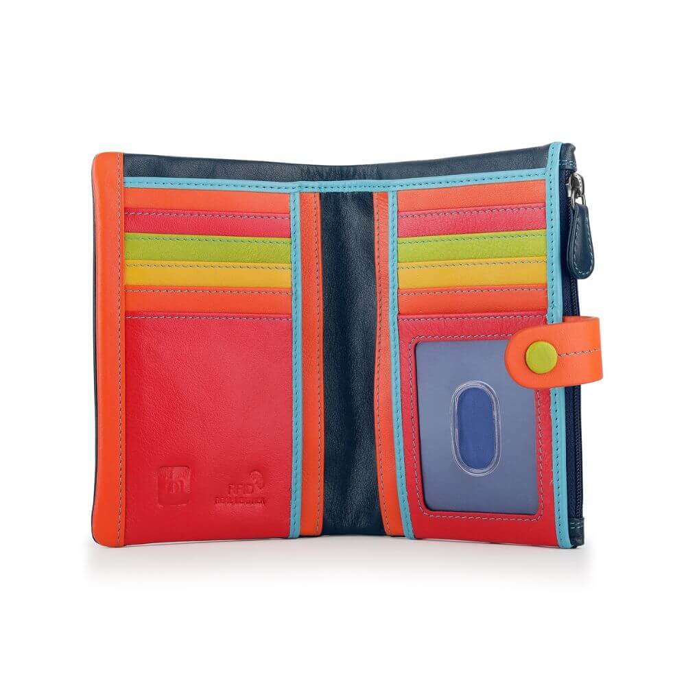 Multicolour Soft Bifold Purse Livia Capri
