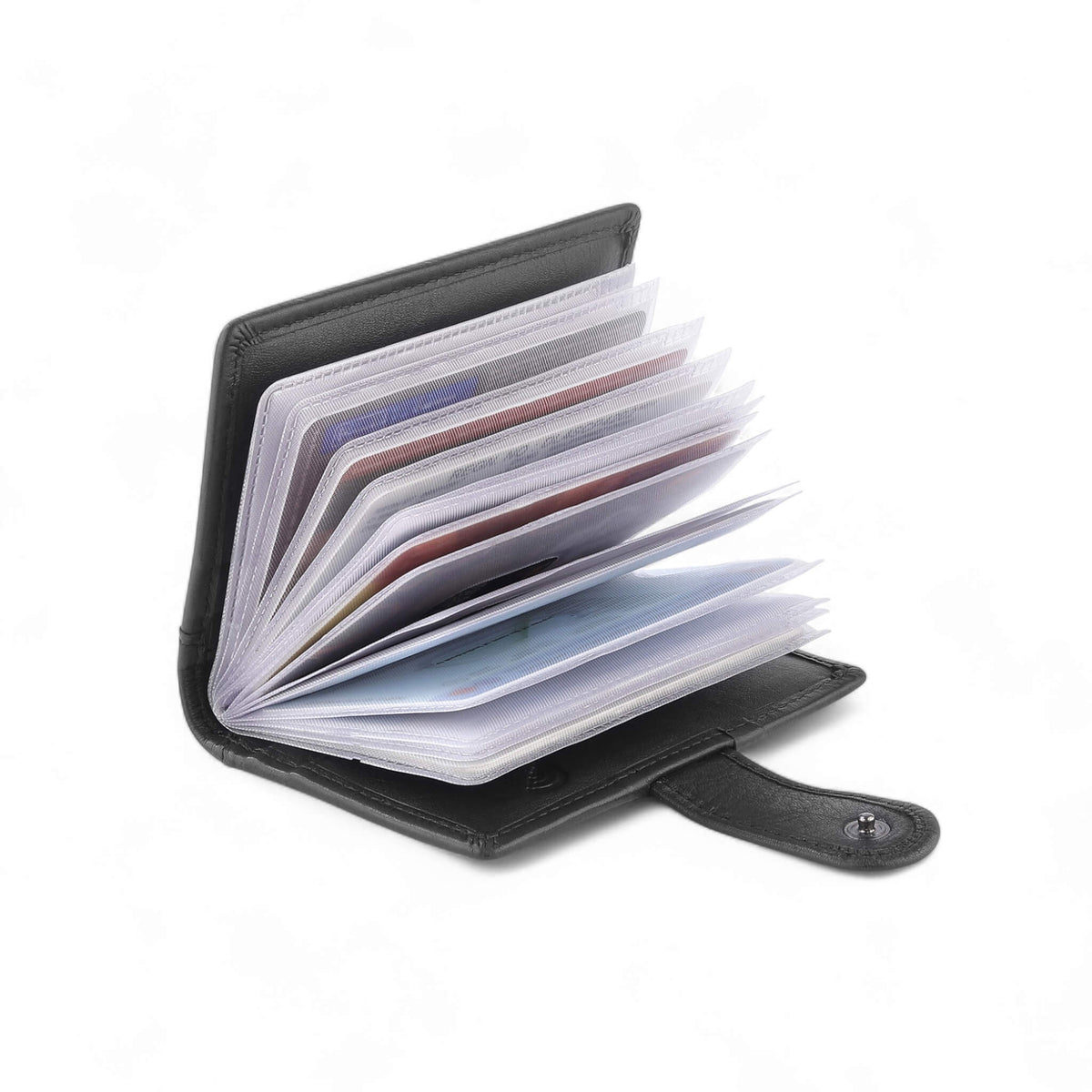 Card Holder Wallet - compact leather card holder