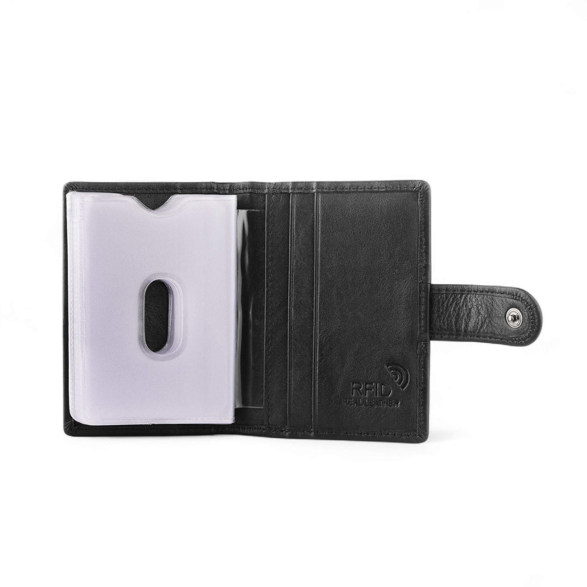 Card Holder Wallet - compact leather card holder