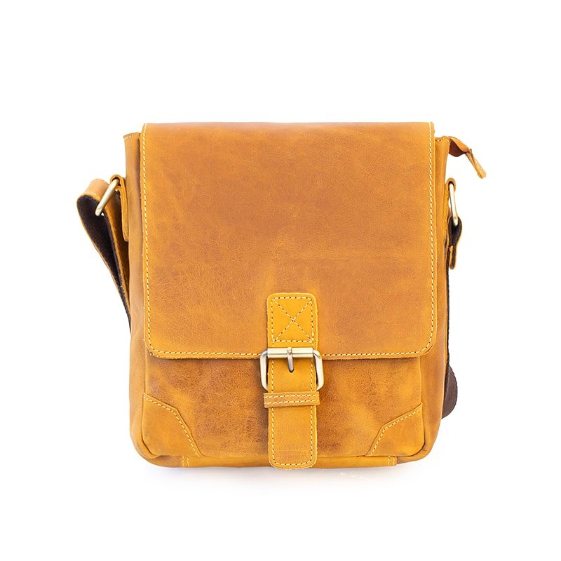 Columbia Buckle Messenger Bag 1803-SAND-1
