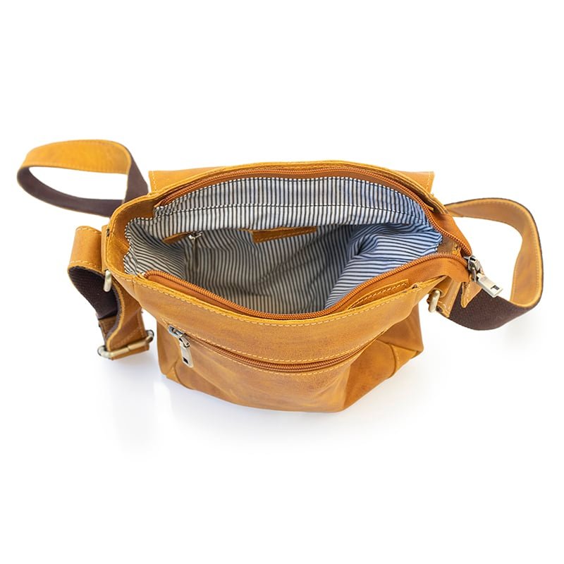Columbia Buckle Messenger Bag 1803-SAND-9