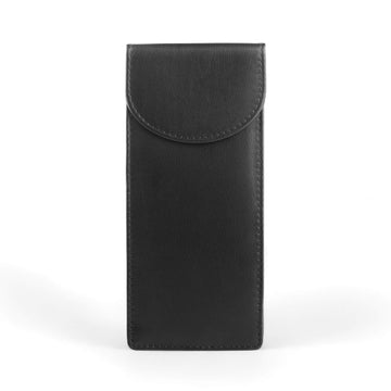 Double Leather Glasses Case - soft leather case for two pairs of glasses