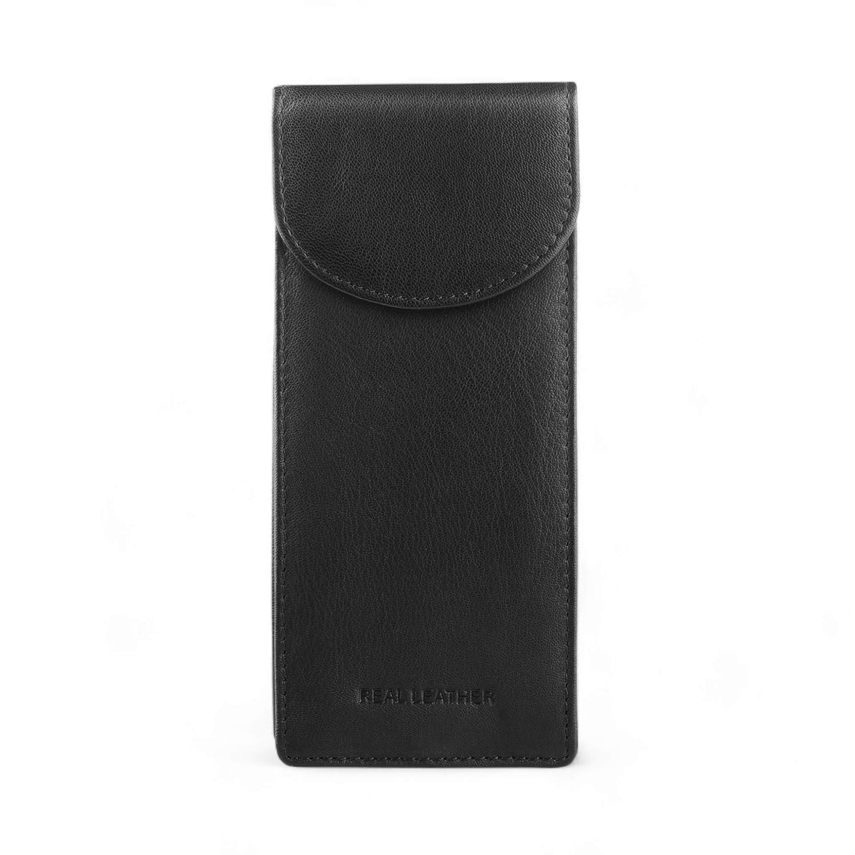 Double Leather Glasses Case - soft leather case for two pairs of glasses