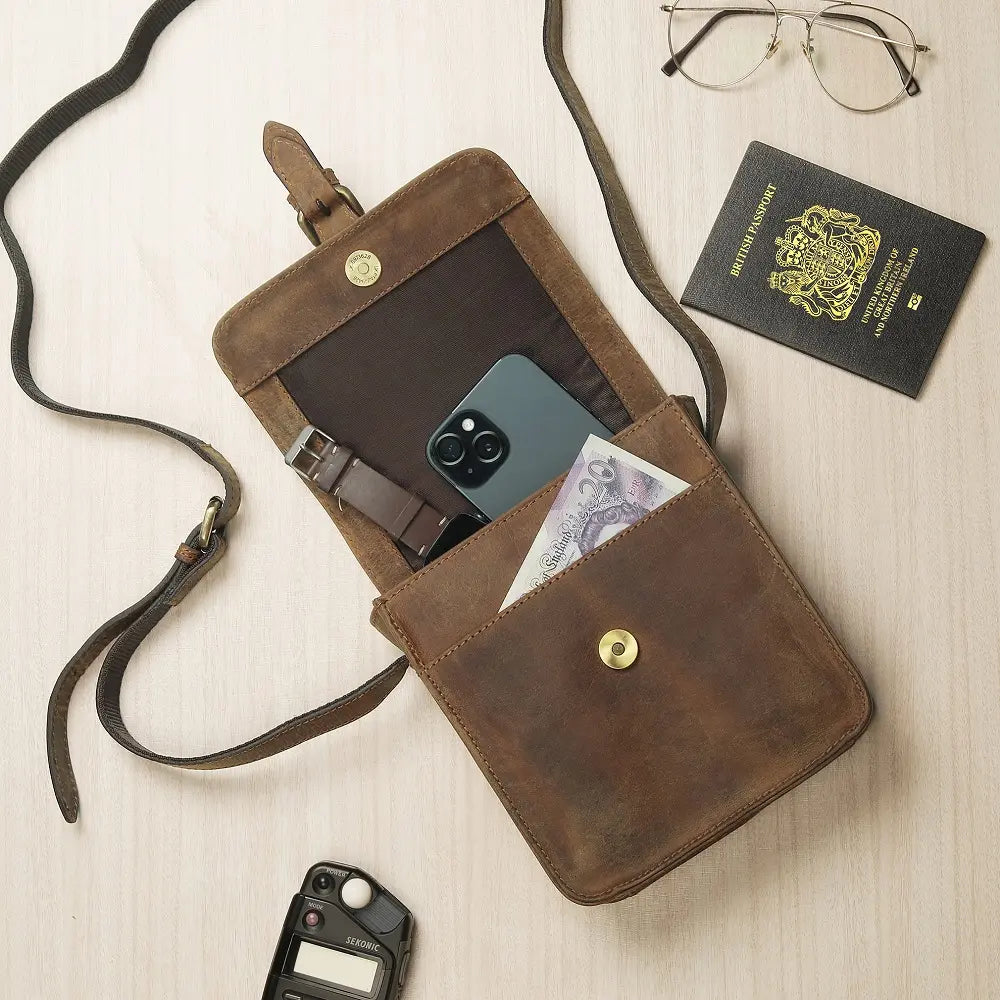 Leather Crossbody Bag-1