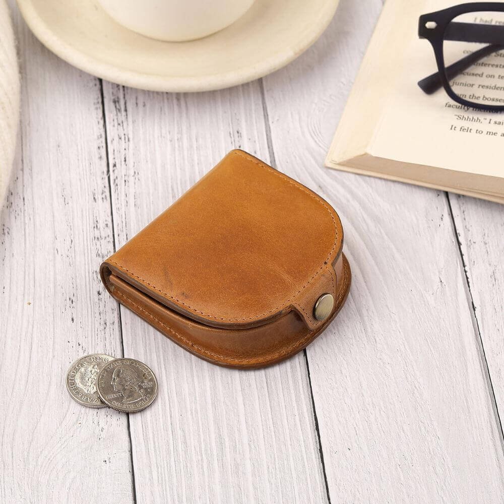 Leather Horseshoe Coin Purse Mayfair 2507 (5)