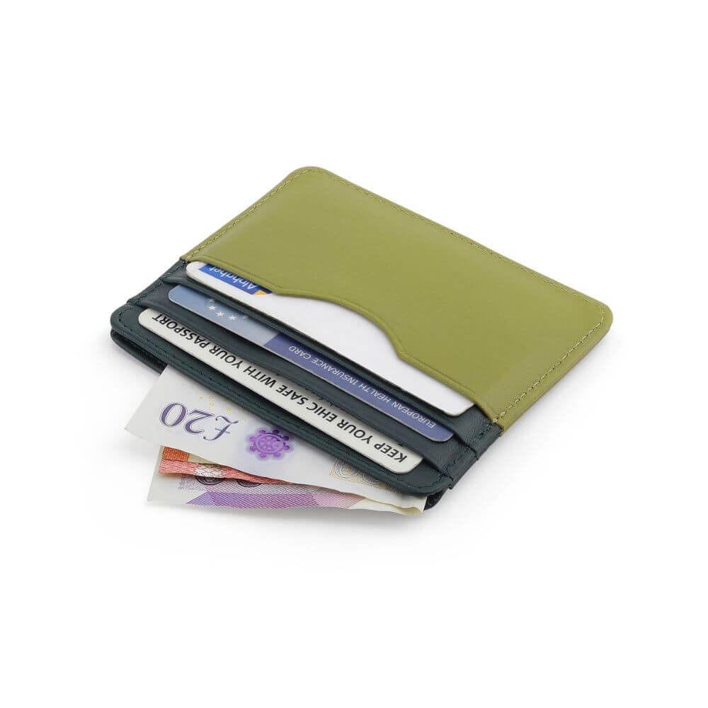 Leather Lined Cardholder Rio 785 – Green (3)