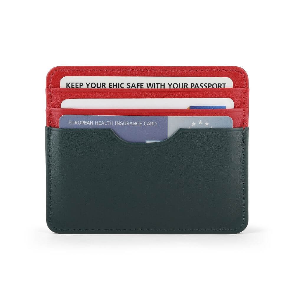 Leather Lined Cardholder Rio 785 – Red (2)