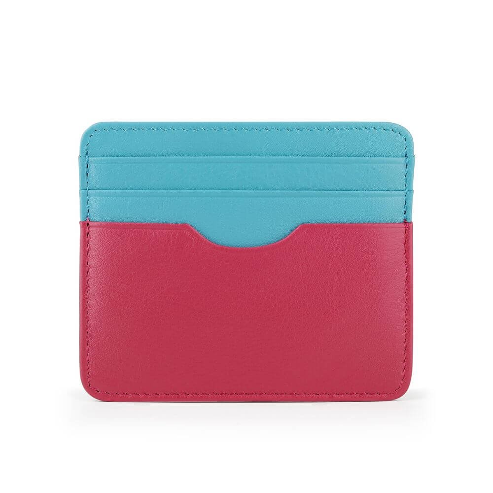 Leather Lined Cardholder Rio 785 – Turquoise (3)