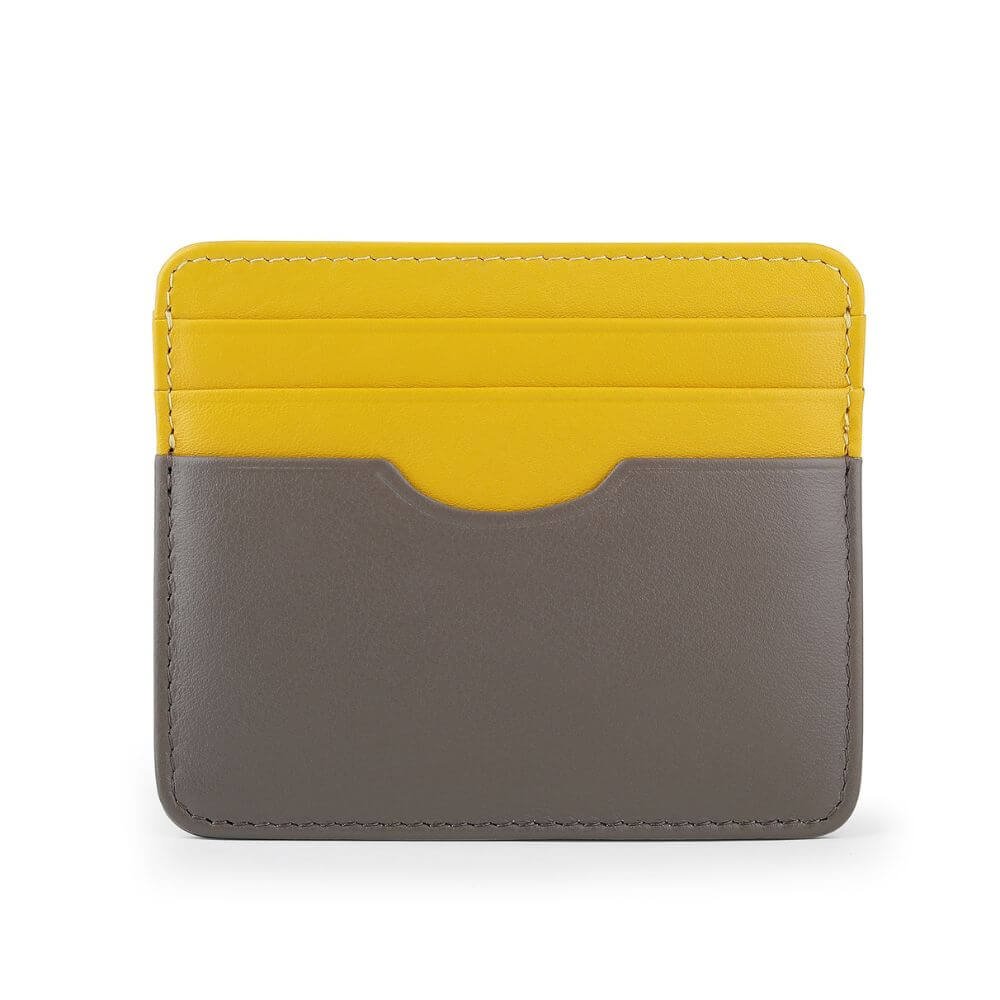 Leather Lined Cardholder Rio 785 – Yellow