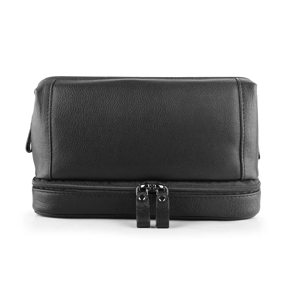 Men’s Leather Wash Bag