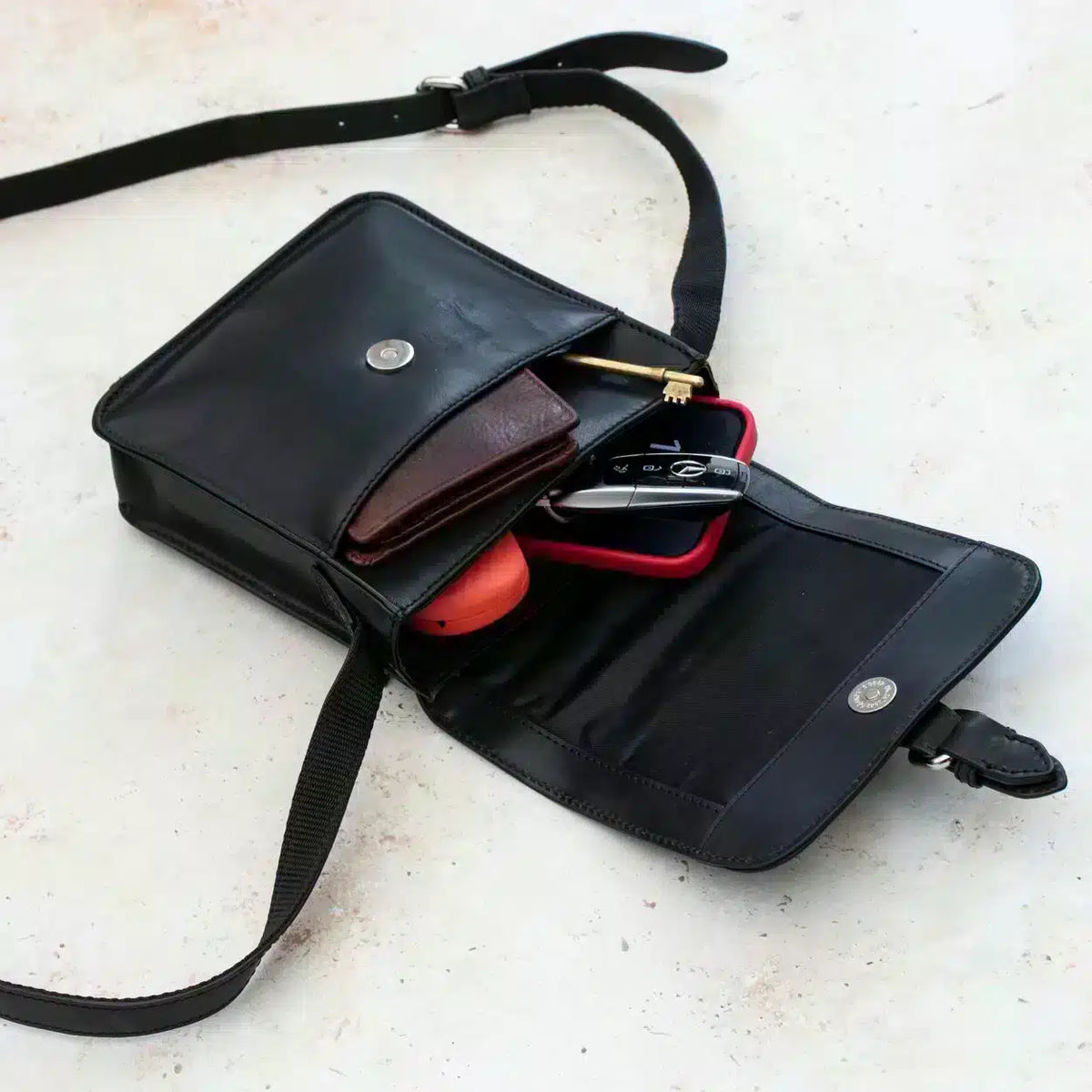 Leather Crossbody Bag