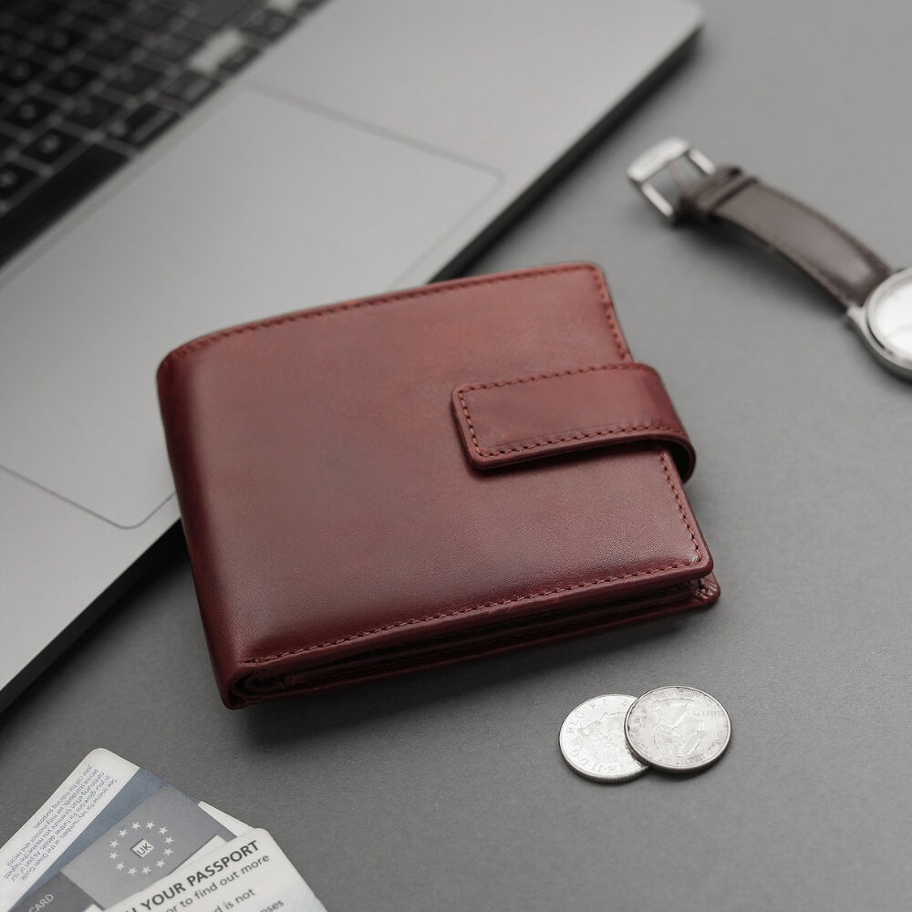 Trifold Leather Wallet