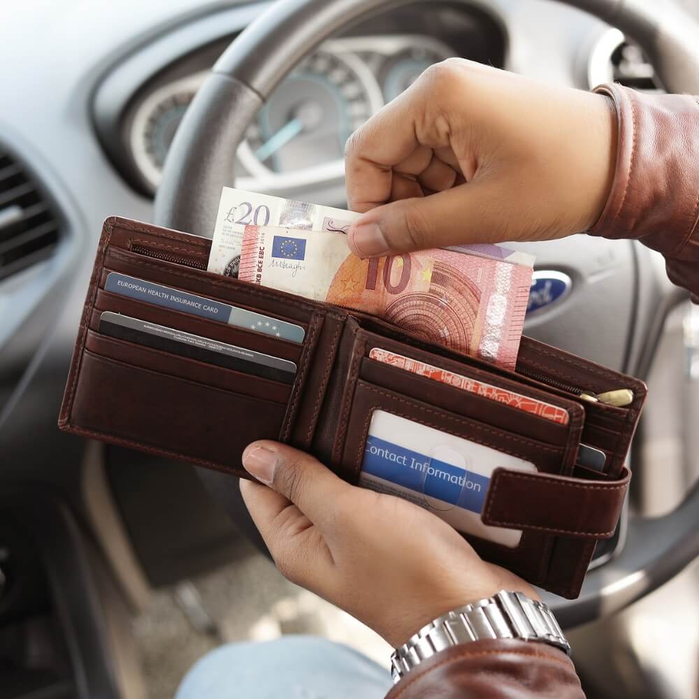 Trifold Leather Wallet